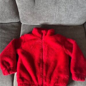 Cozy Red Kids Jacket